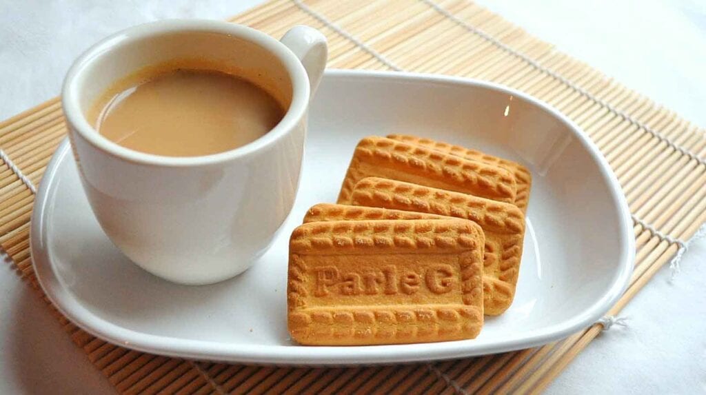 Parle-G with Chai